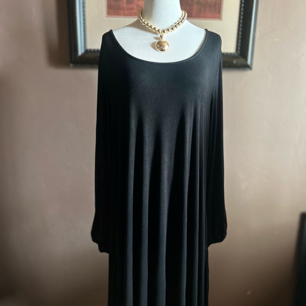 New York & Company Black Tunic Dress NWT Size L